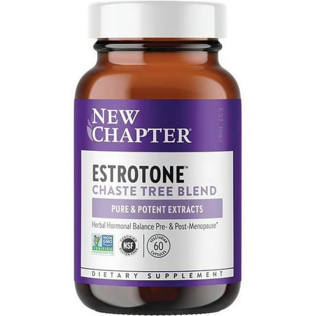 New Chapter Estrotone Vegetarian Capsules, 60 Ct