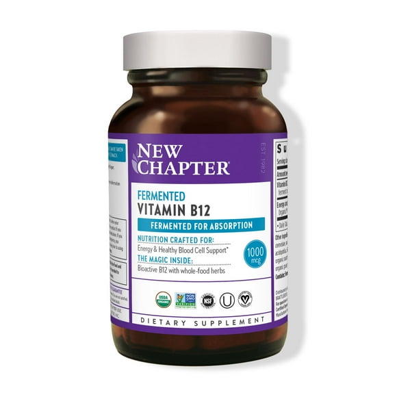 New Chapter Fermented Vitamin B12 - 30 Tablets