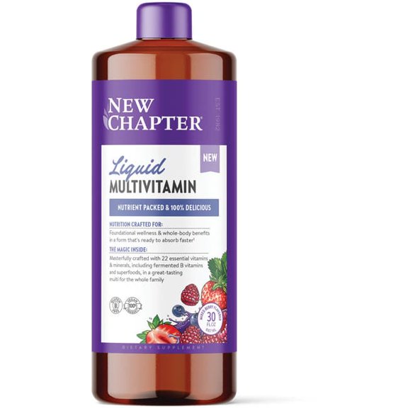 New Chapter Liquid Multivitamin - Mixed Berry 30 fl oz Liq