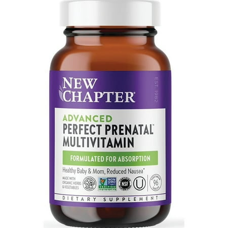 New Chapter Multivitamin Supplements, 3 Tablets Per Serving, 96 Count