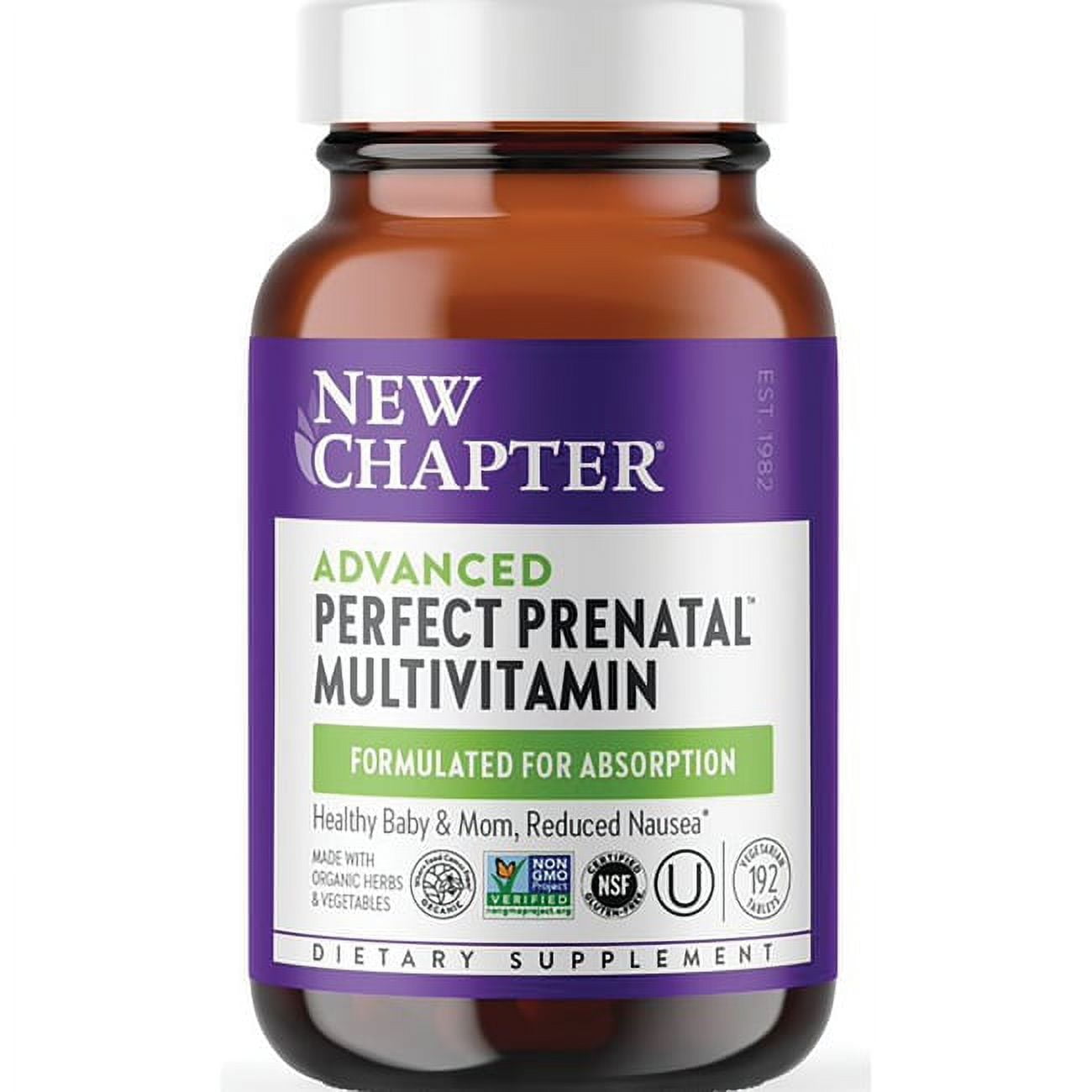 New Chapter Perfect Prenatal Multivitamin Tablets 192 Ct