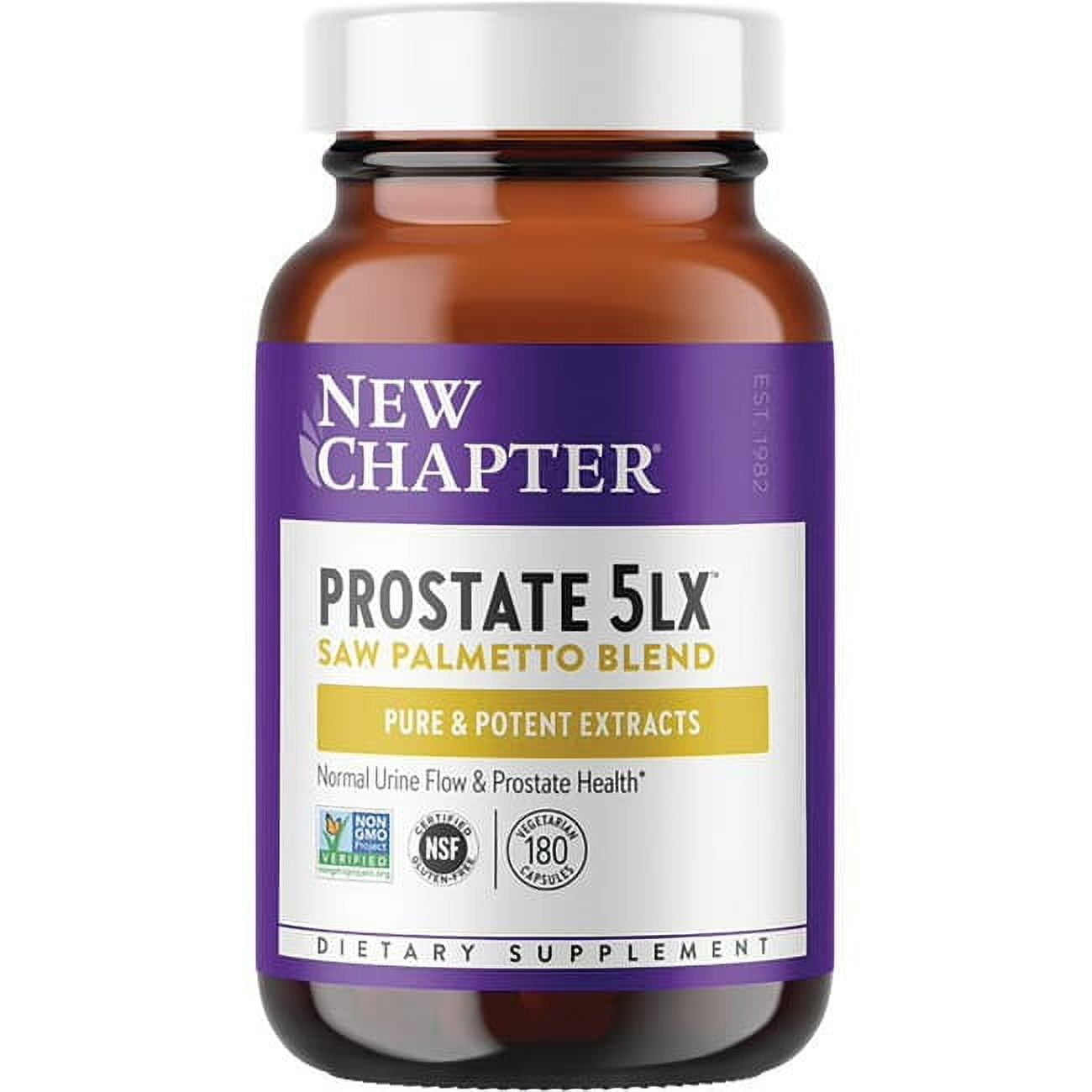New Chapter Prostate 5LX Vegetarian Capsules, 180 Ct