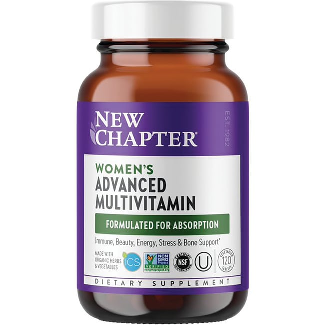 New Chapter Women's Advanced Multivitamin 120 Veg Tabs - image 1 of 2