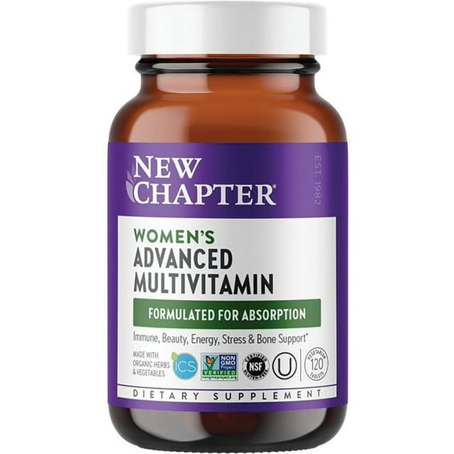 New Chapter Women's Advanced Multivitamin 120 Veg Tabs