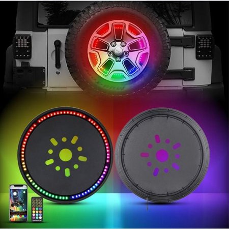 New Chasing RGB Style JEEP 5th Wheel Spare Tire Brake Light