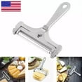 thumbnail image 1 of New Cheese Slicer Stainless Steel Wire Chees Cutter Thickness Adjustable*Cutter., 1 of 6
