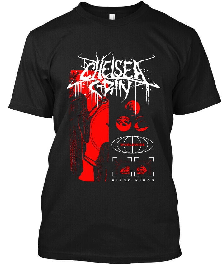T-shirt Noir Chelsea Grin - Coton - Toutes Tailles S à 5XL - Personnalisable - Neuf