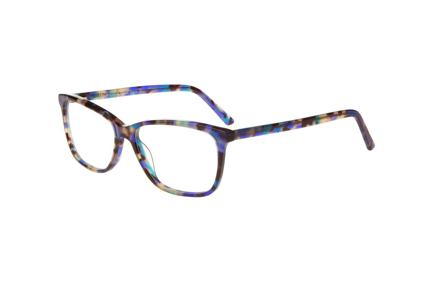 New Chic Blue Havana KAT Eyeglasses 57mm with Case For The  display picture 1