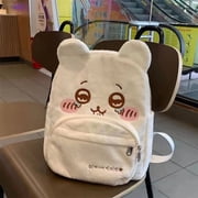 New Chiikawa Cute Plush Large Capacity Backpack Embroidered Kawaii School Bag Durable Hachiware Backpack Gift
