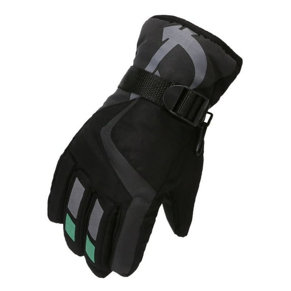 New Children Kids Winter Snow Warm Gloves Boy Girl Ski Snowboard Windproof Waterproof Thicken Keep Warm Winter Motorcycle Gloves (color1)