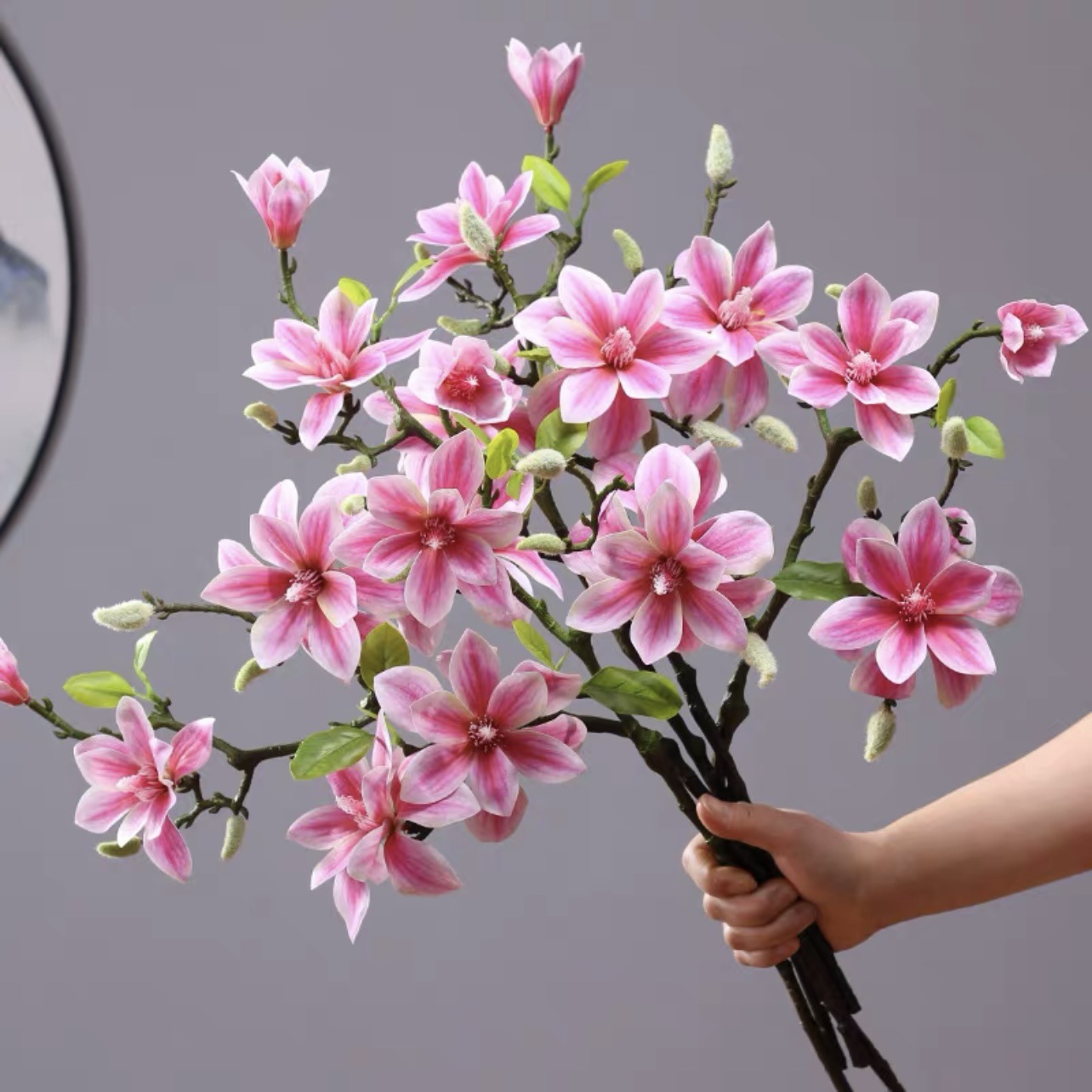 New Chinese style home coffee table ornaments small magnolia fake