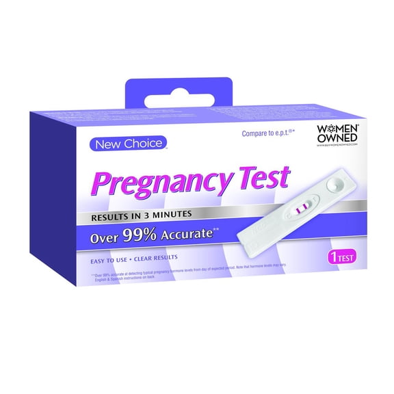 New Choice - 8 Count Individually Wrapped Pregnancy Test Cassettes