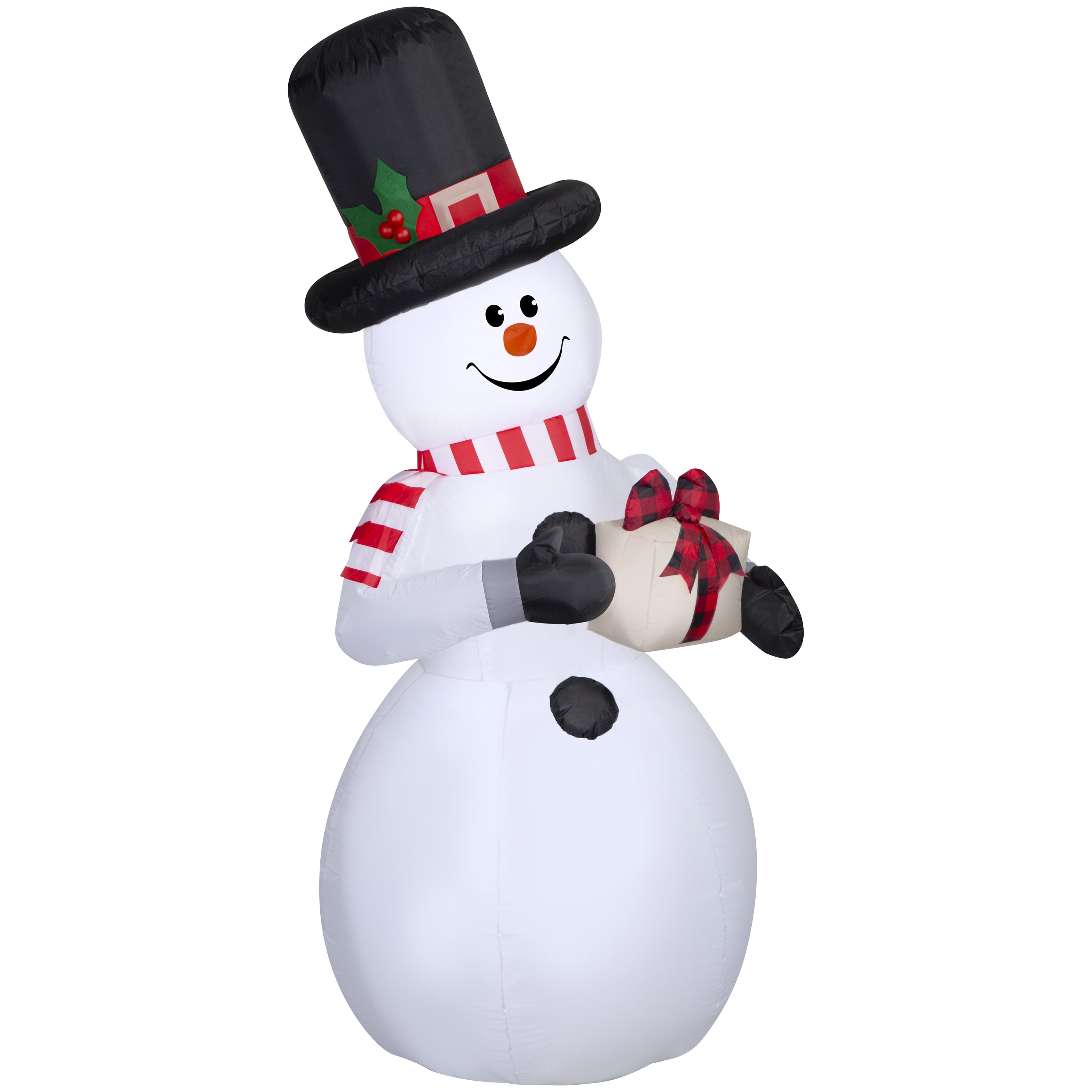 Celebrate 7ft Snowman Inflatable Yard Decoration - Walmart.com