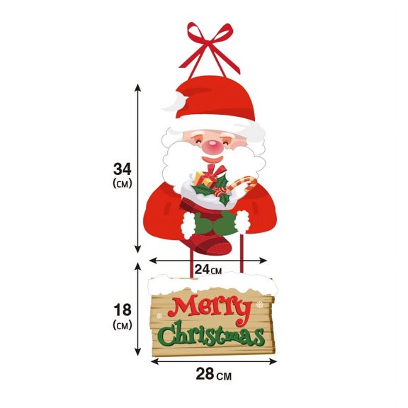 New Christmas Decoration Door Hanging New Year Party Christmas Ornament Snowman Christmas Tree Door Hanging