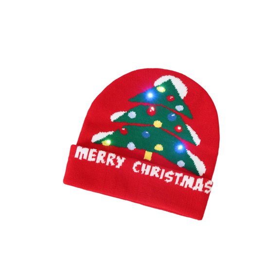 New Christmas Lantern Flip Up Knitted Hat The Fall Of Leaf Winter Fashion Trend Warm Christmas Party Christmas Hat Essential for Festivals