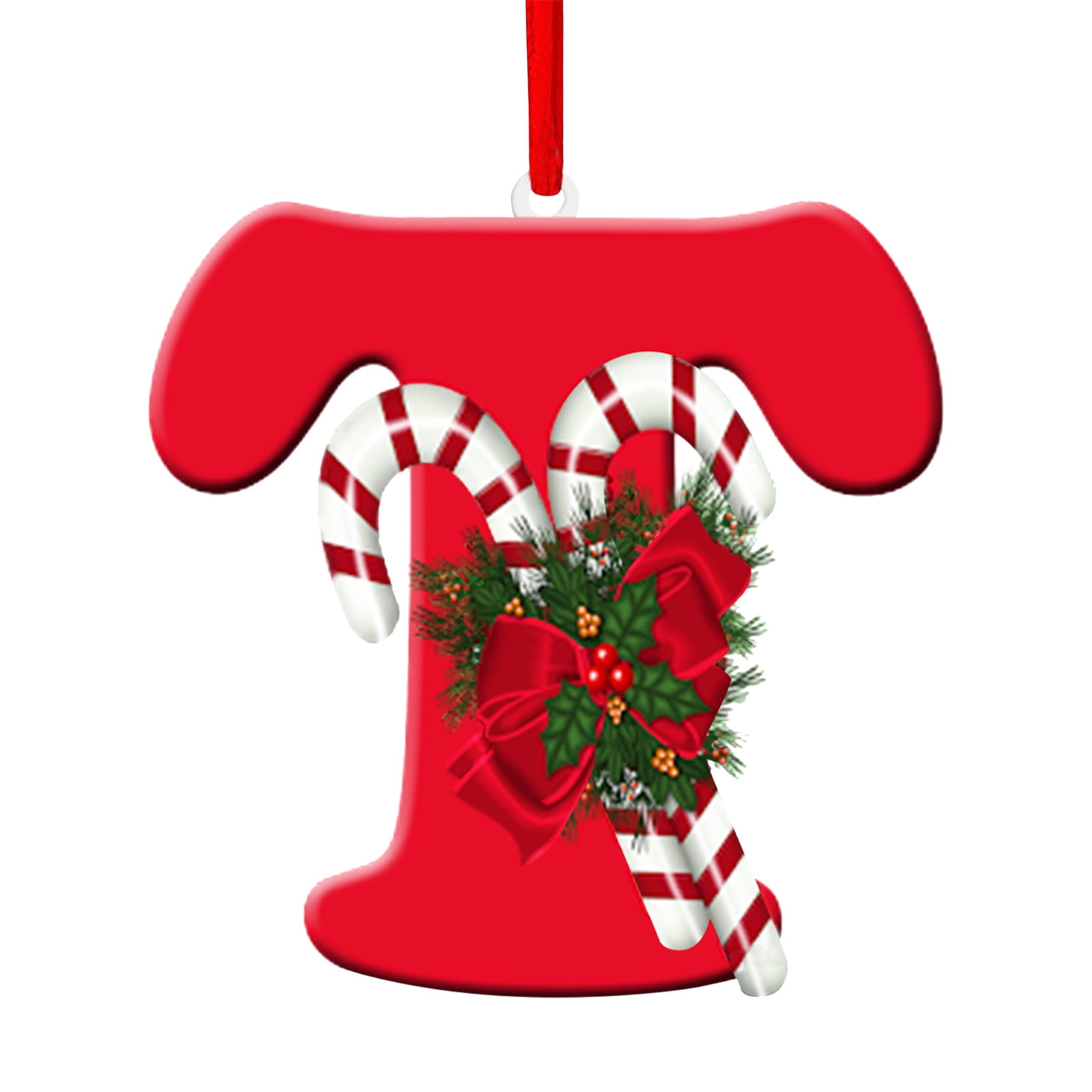 New Christmas Pendant Acrylic 26 Letter Pendant Hanging Christmas Tree