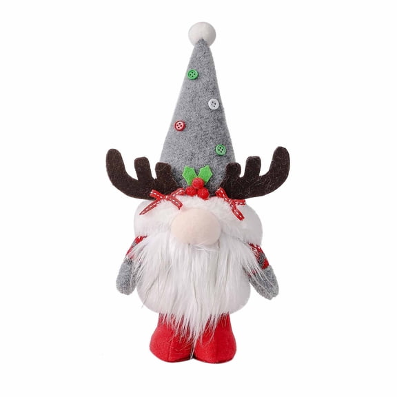 New Christmas Standing Man Reindeer Style Decorative Doll for Christmas Window Display