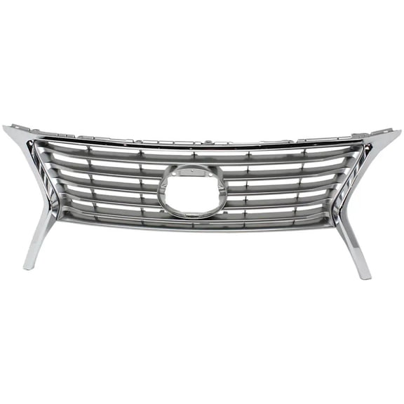 New Chrome Grille Assembly Compatible With Lexus RX350 Sportdesign 6 Cyl 3.5L RX350 Base 6 Cyl 3.5L 2013-2015 LX1200145 531010E160