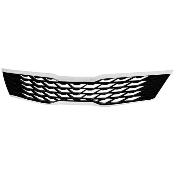 New Chrome Insert Grille Assembly Compatible With Kia Optima EX 4 Cyl 1.6L Optima LX 4 Cyl 2.4L Optima Hybrid LX 4 Cyl 2.0L 2019-2020 By KI1200202 86350D5520 86350D5500