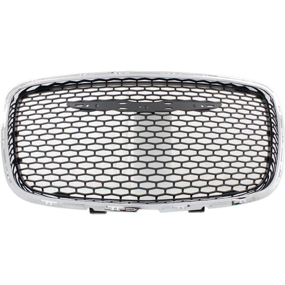 New Chrome Shell Grille Assembly Compatible With Chrysler 300 C Platinum 8 Cyl 5.7L 300 Touring 6 Cyl 3.6L 300 S 8 Cyl 5.7L 2015-2023 By CH1200395 5SW16RXFAE