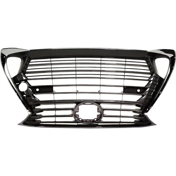 New Chrome Shell Grille Assembly Compatible With Lexus GS300 Base 4 Cyl 2.0L GS200t Base 4 Cyl 2.0L GS450h Base 6 Cyl 3.5L GS350 Base 6 Cyl 3.5L 2016-2020 By LX1200189 5310130870