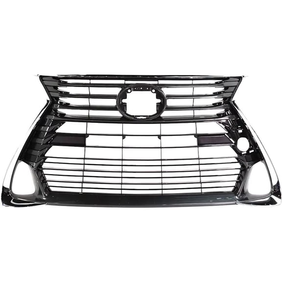 New Chrome Shell Grille Assembly Compatible With Lexus Gs450h Base 6 Cyl 3.5L Gs300 Base 4 Cyl 2.0L Gs350 6 3.5L Gs200t 4 2.0L 2016-2020 By Lx1200188 5310130860 RL07010023