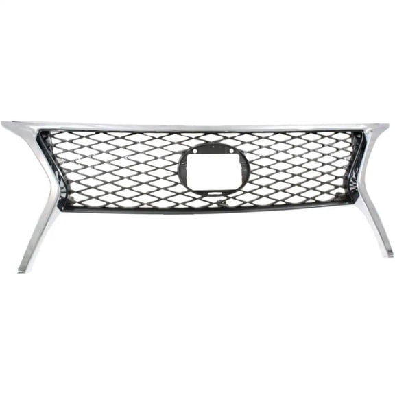 New Chrome Shell Grille Assembly Compatible With Lexus RX350 Sportdesign 6 Cyl 3.5L RX350 Base 6 Cyl 3.5L RX350 F Sport 6 Cyl 3.5L 2013-2015 By LX1200178 531010E150
