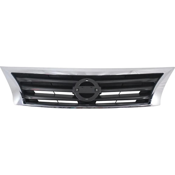 New Chrome Shell Grille Assembly Compatible With Nissan Altima S 6 Cyl 3.5L Altima SL 4 Cyl 2.5L Altima SL 6 Cyl 3.5L Altima SV 6 Cyl 3.5L 2013-2015 By NI1200250 623103TA0A