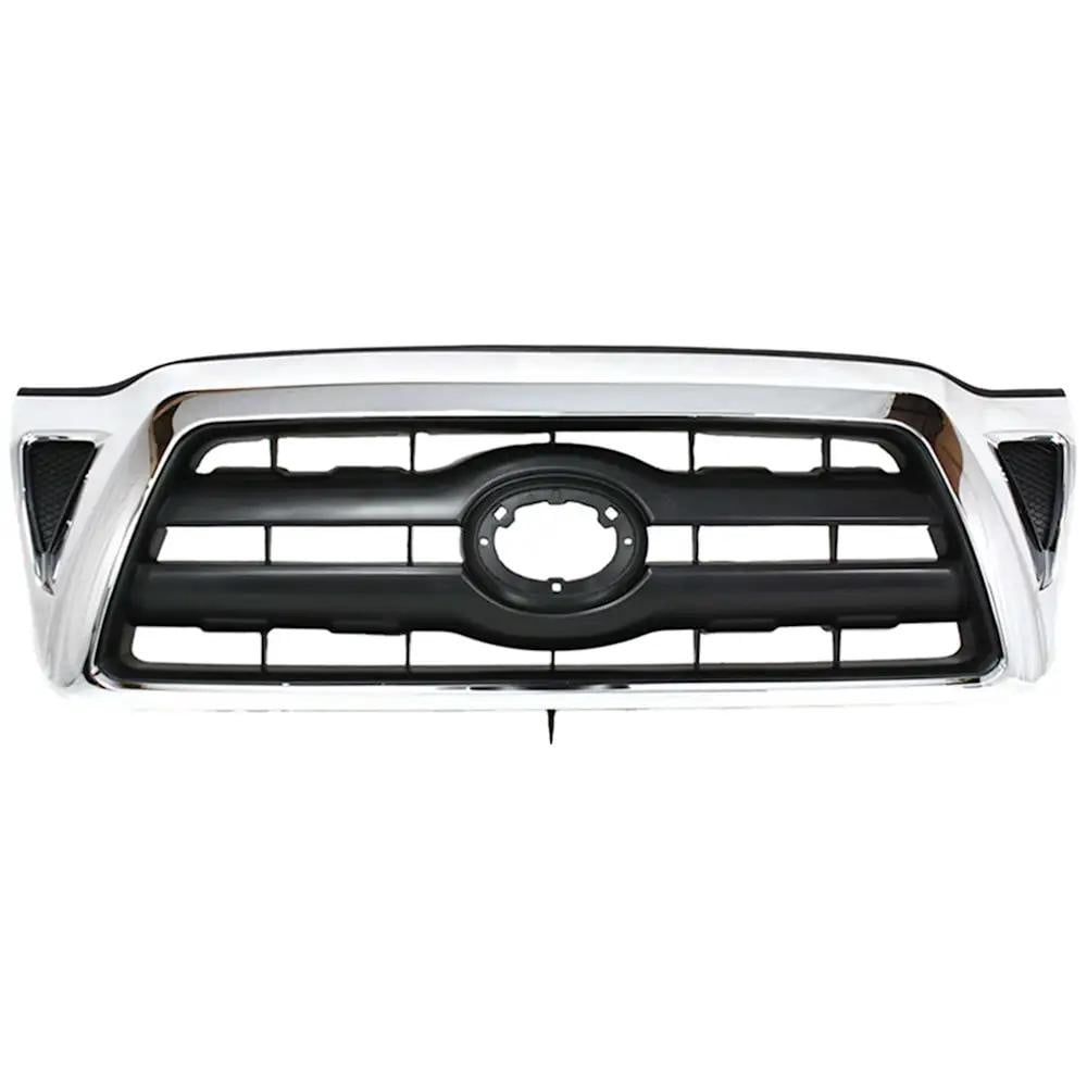 To1200268 New Chrome Shell Grille Assembly Compatible With Toyota Tacoma Base 6 ...