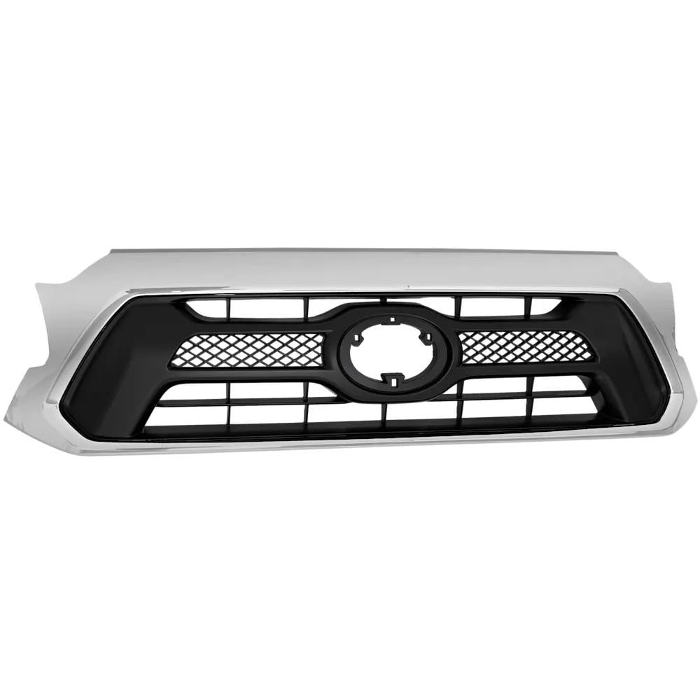 To1200408 New Chrome Shell Grille Assembly Compatible With Toyota Tacoma Pre ...
