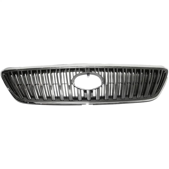 New Chrome Shell Grille Assembly Compatible With Lexus RX350 Base 6 Cyl 3.5L RX330 Base 6 Cyl 3.3L 2004-2007 By LX1200113 5310148071