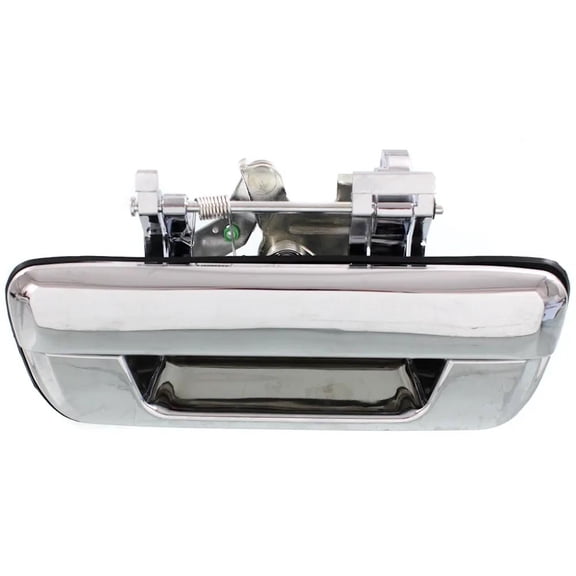 New Chrome Tailgate Handle Compatible With Chevrolet GMC Isuzu Colorado WT 5 Cyl 3.7L Colorado Sport LS 5 Cyl 3.5L Canyon Z71 Fleet 4 Cyl 2.8L 2004-2012 By GAH010016