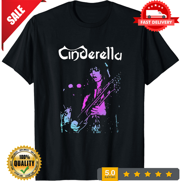 New! Cinderella band shirt Tee Unisex Short Sleeve LI284, ULTRA LIMITED-TH68802