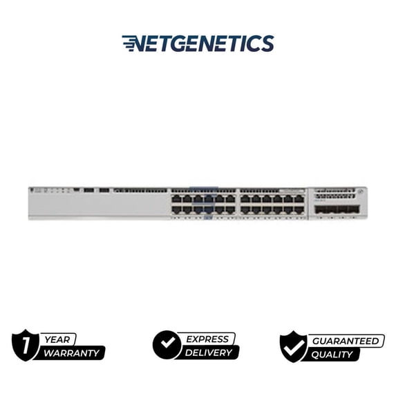 New Cisco C9200-24P-A Catalyst 9200 24-Port PoE+ Managed Rack Mountable ...