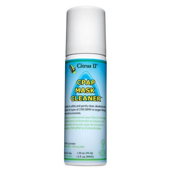 New Citrus II CPAP Mask & Tubing S-pray Cle-aner - 1.5 Ounce Travel Size-4/pk