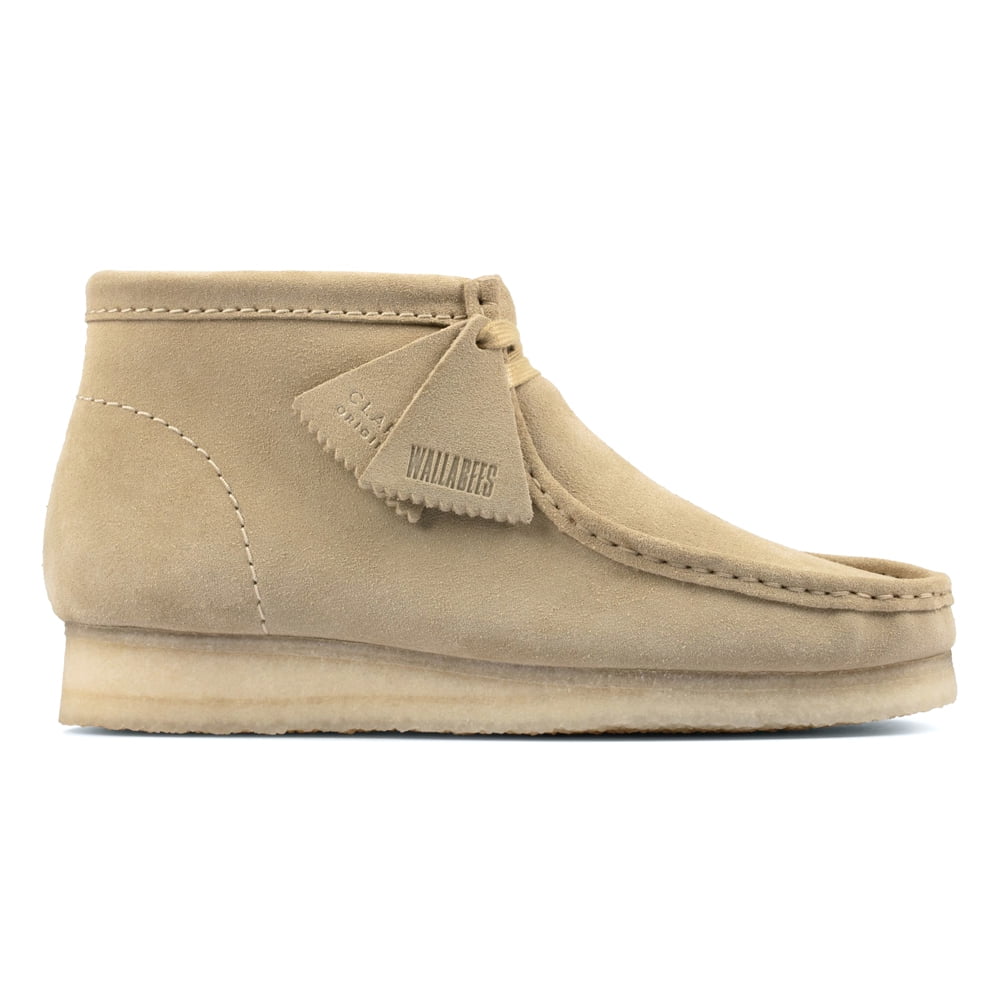 New Clarks Men's Wallabee Boot Maple Suede Leather 9 - Walmart.com