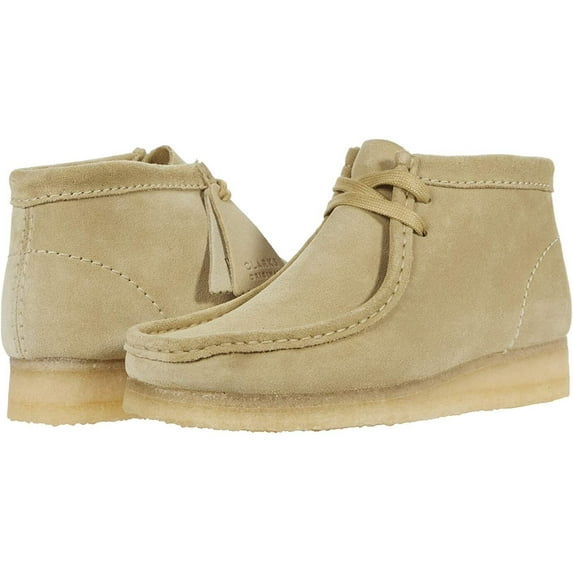 New Clarks Women's Wallabee Boot Maple Suede 9