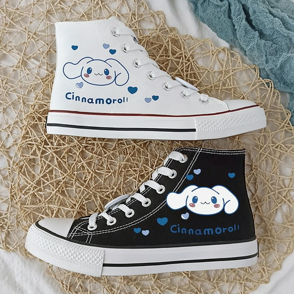 New Classic Cinnamoroll High-top Canvas Shoes, Lovely Fashionable Couple Shoes, Adult Girl Animated Sneakers