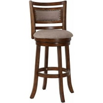 New Classic Furniture Aberdeen Swivel Bar Stool, 29-Inch, Dark Brown