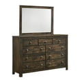 thumbnail image 1 of New Classic Furniture Blue Ridge Solid Wood 9-Drawer Dresser in Rustic Gray, 1 of 5