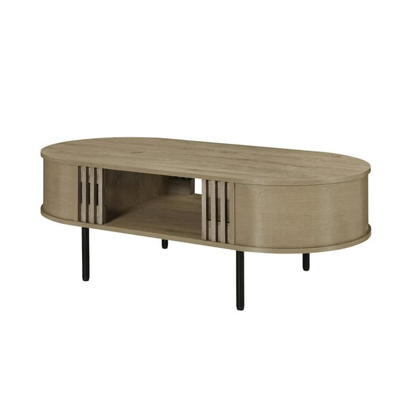 New Classic Furniture Brax Wood Coffee Table/Cocktail Table in Natural