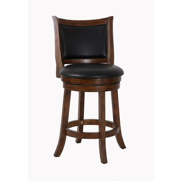 New Classic Furniture Bristol 24" Solid Wood Counter Stool in Brown