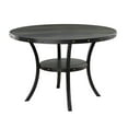 thumbnail image 1 of New Classic Furniture Crispin 48" Round Melamine Wood Dining Table in Gray, 1 of 2