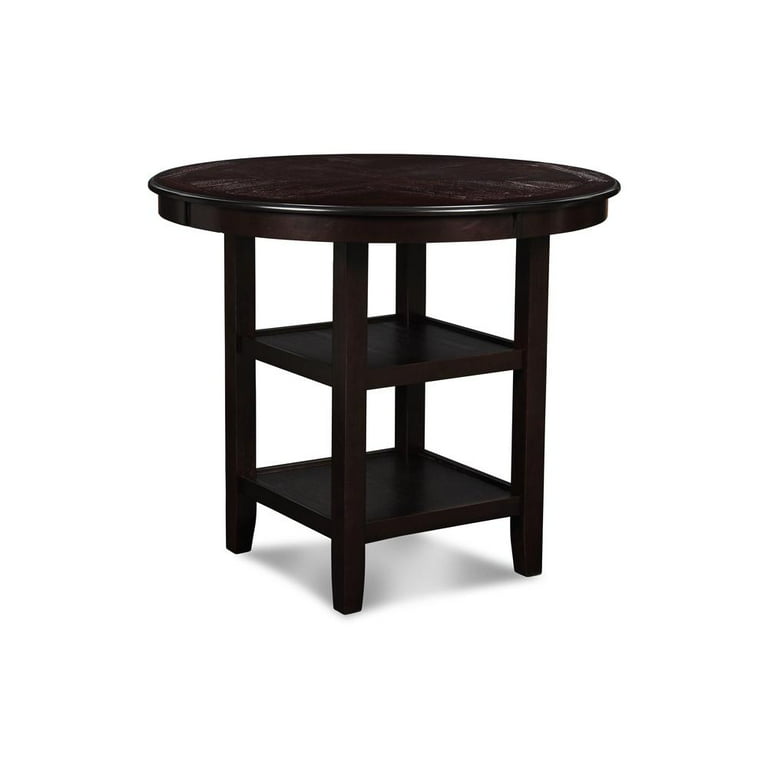 New Classic Furniture Gia 5 Piece Transitional Wood Dining Set in