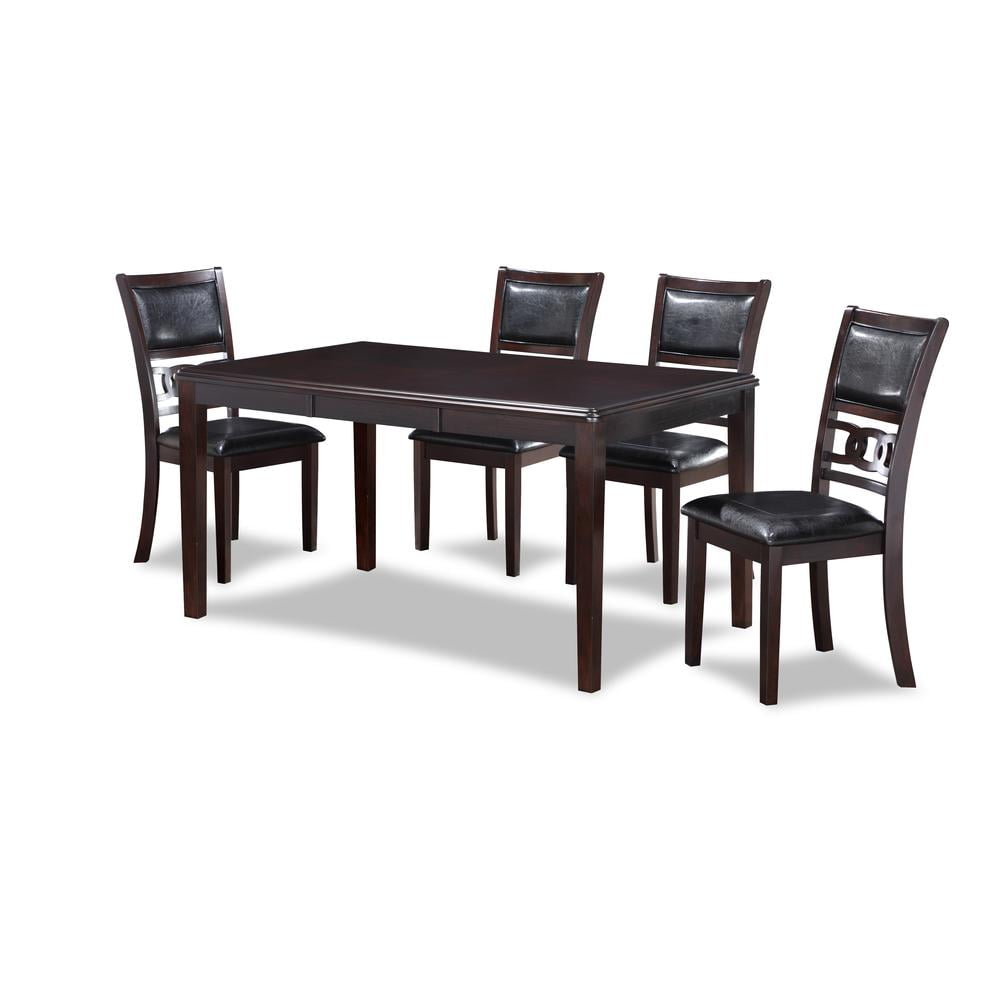 New Classic Furniture Gia Pc Dining Table, Chairs Bench