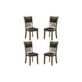thumbnail image 1 of New Classic Furniture Gia Ebony Wood Dining Chair with PU Seat (Set of 4), 1 of 7
