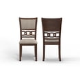 thumbnail image 1 of New Classic Furniture Gia Solid Wood Dining Chair in Cherry Brown (Set of 2), 1 of 7