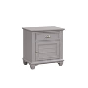 New Classic Furniture Jamestown Wood 1-Drawer Nightstand, Gray