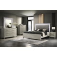 thumbnail image 1 of New Classic Furniture Lumina 5-Pc Wood Western King Bedroom Set in Silver Gray, 1 of 16