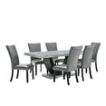 thumbnail image 1 of New Classic Furniture Lyra 7-Piece Wood Dining Table Set in Gray, 1 of 14